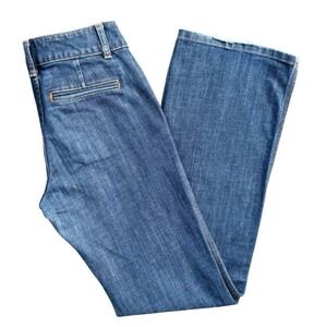 T5 Y2K Vintage 2003 GAP 1969 Jeans Low Rise 26 2R Blue Bootcut Flare Denim Pants